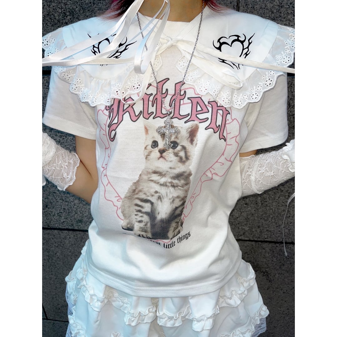 Kitten(子猫)ミニTシャツ | VOLCAN&APHRODITE 公式通販