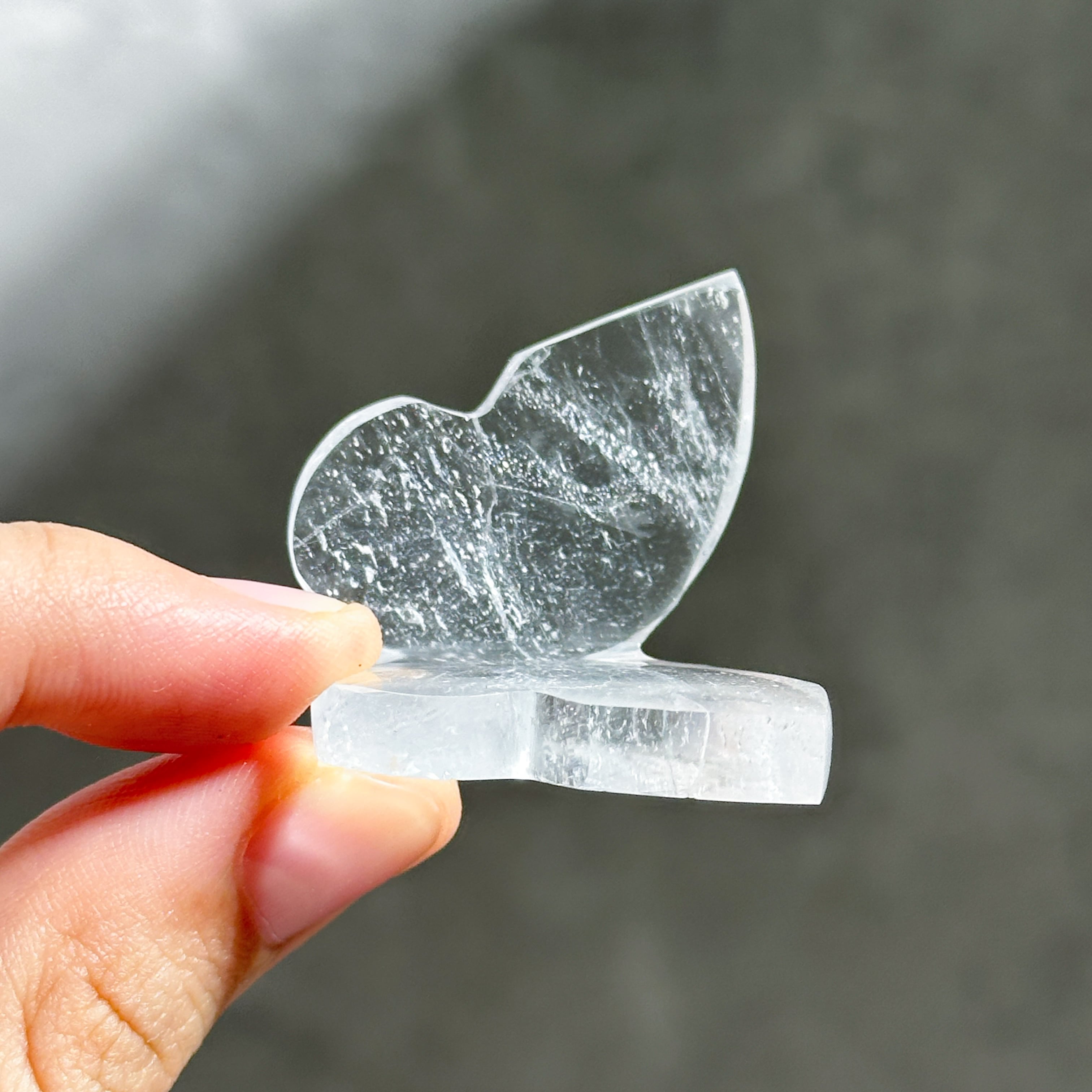 クリアクォーツ 3D蝶 01◇ Clear Quartz Butterfly ◇天然石・鉱物