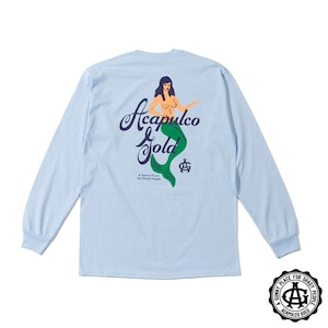 【ACAPULCO GOLD/アカプルコ ゴールド】MERMAID LS TEE 長袖Tシャツ / LT. BLUE