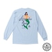 【ACAPULCO GOLD/アカプルコ ゴールド】MERMAID LS TEE 長袖Tシャツ / LT. BLUE