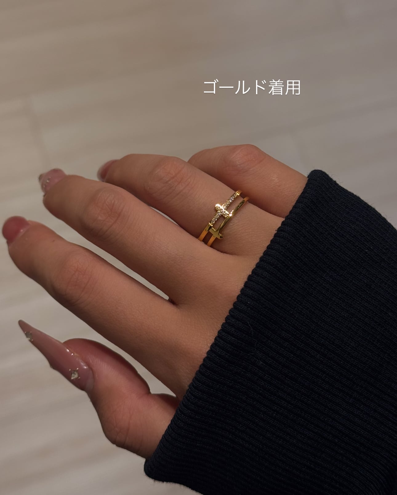 ダブルクロスリング [274] | SASSY ANGEL