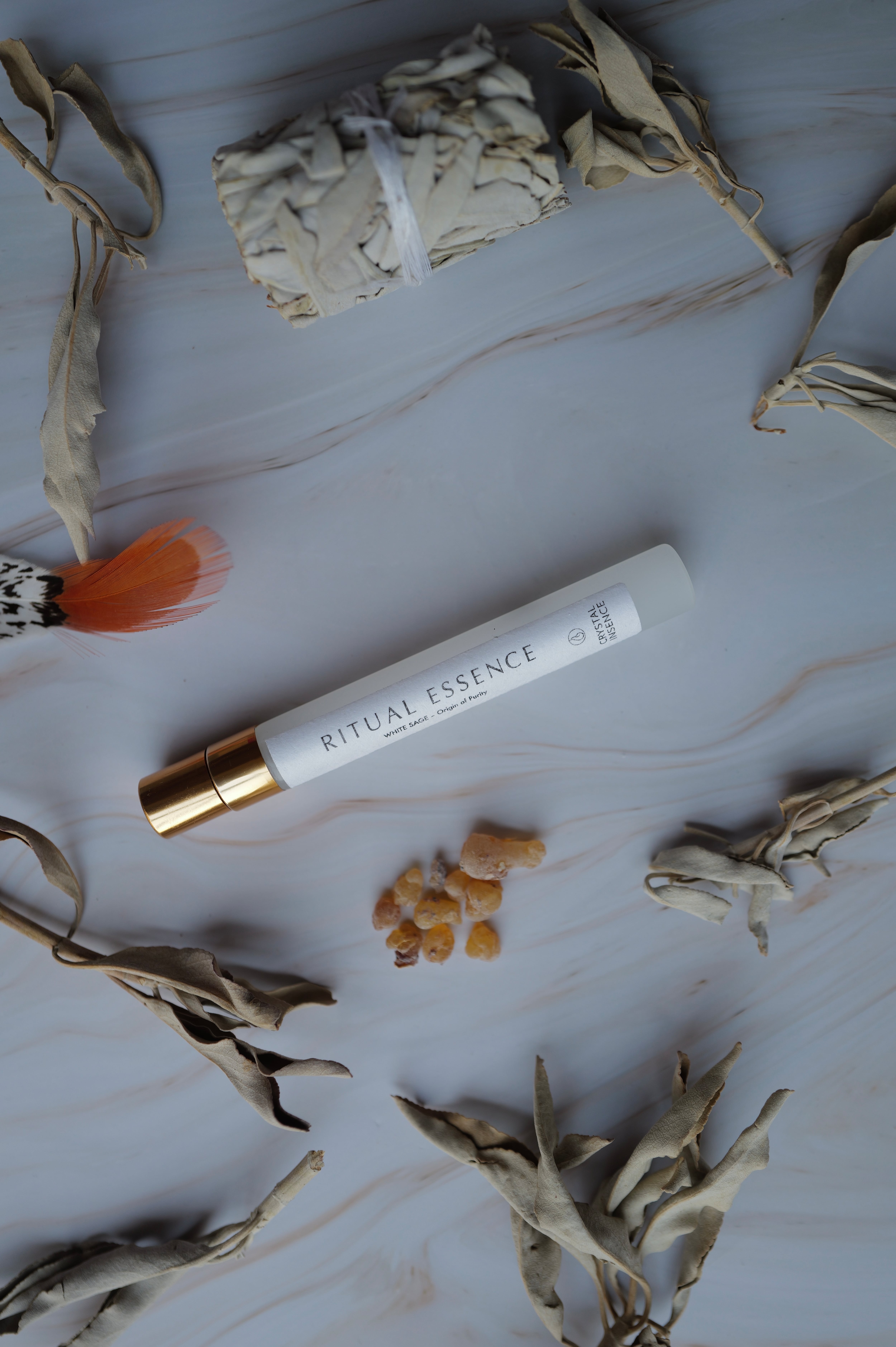 完売】焚かないお香｜WHITE SAGE RITUAL ESSENCE ｜持ち運べるお香・お