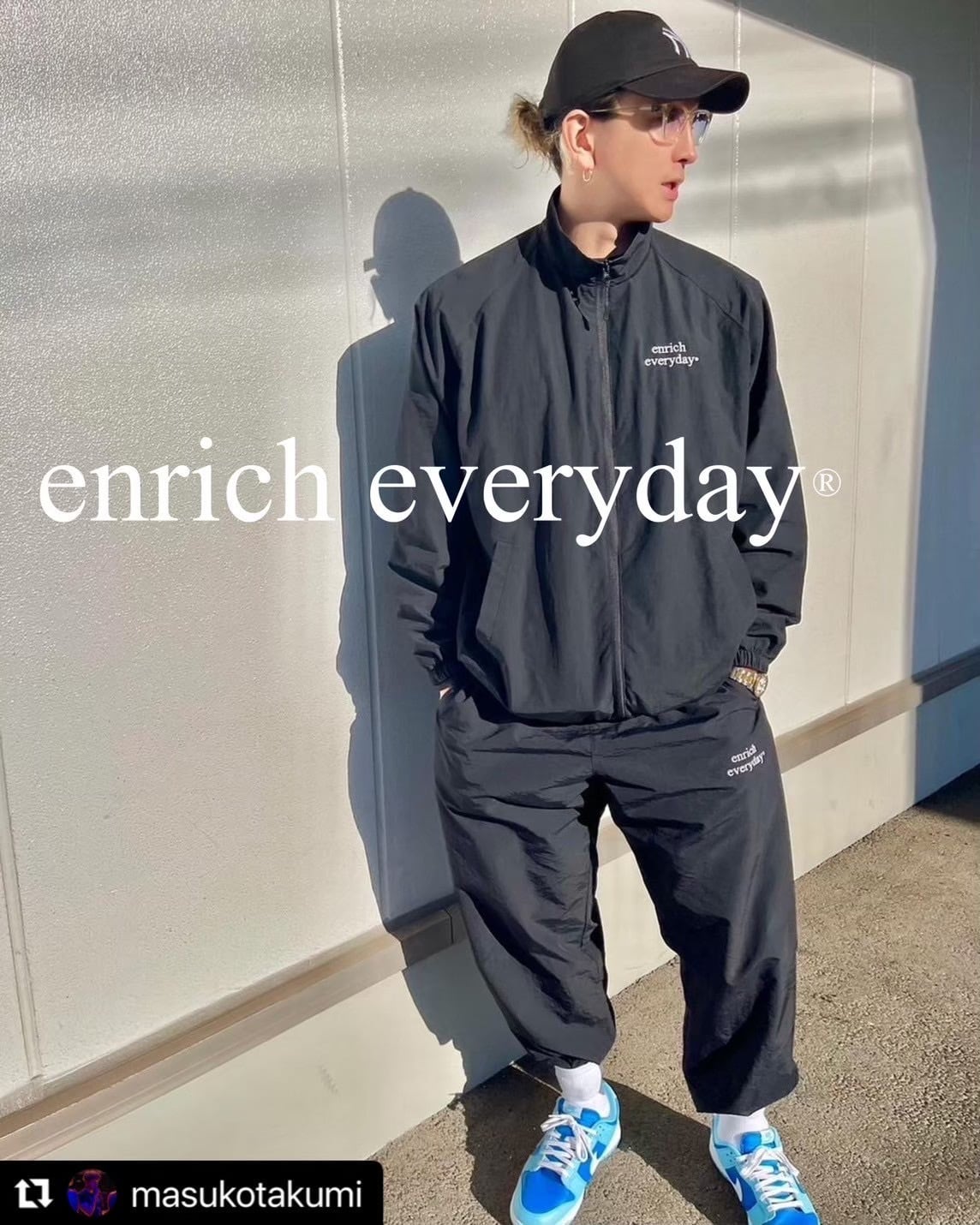 2025年 7月中発送予定）受注生産（SETUP対応）everyday Nylon Training Pants２／ナイロントレーニングパンツ２（セットアップ対応）　