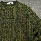 design acryl knit khaki