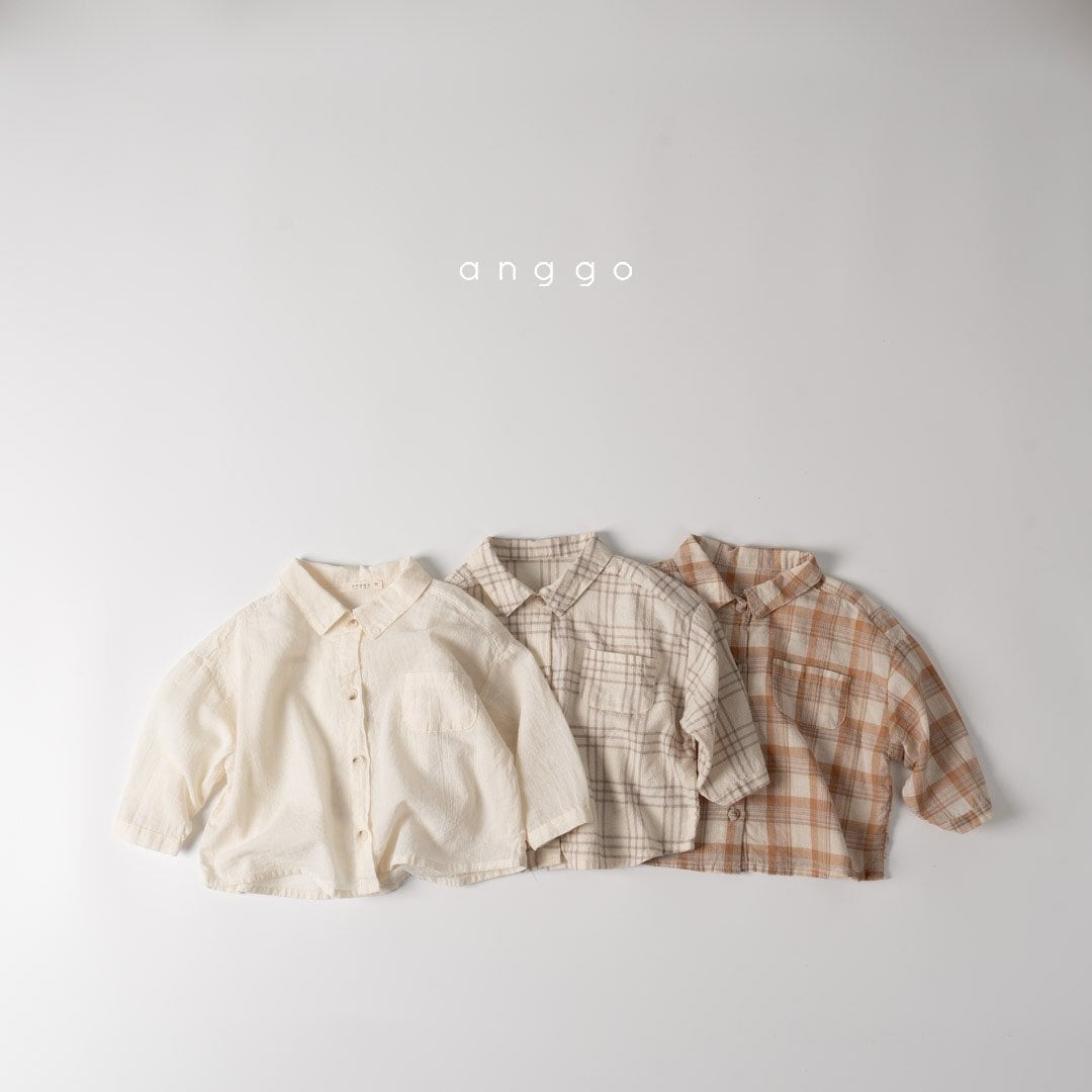 【即納】anggo / チェックシャツ