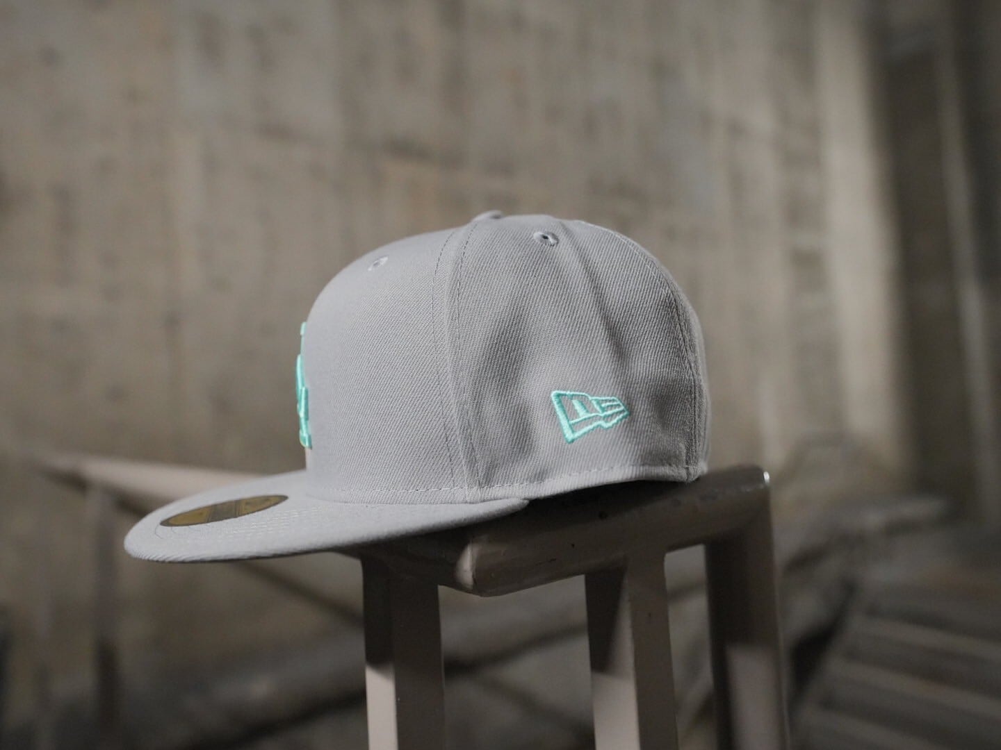 NEW ERA 59FIFTY/5950 ロサンゼルス・ドジャース GRAY SEAGLASS【gift 