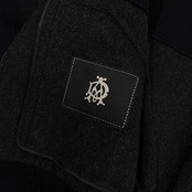 dunhill ダンヒル イタリア製 カシミヤ混 ジップアップ ウールジャケット L/ネイビー