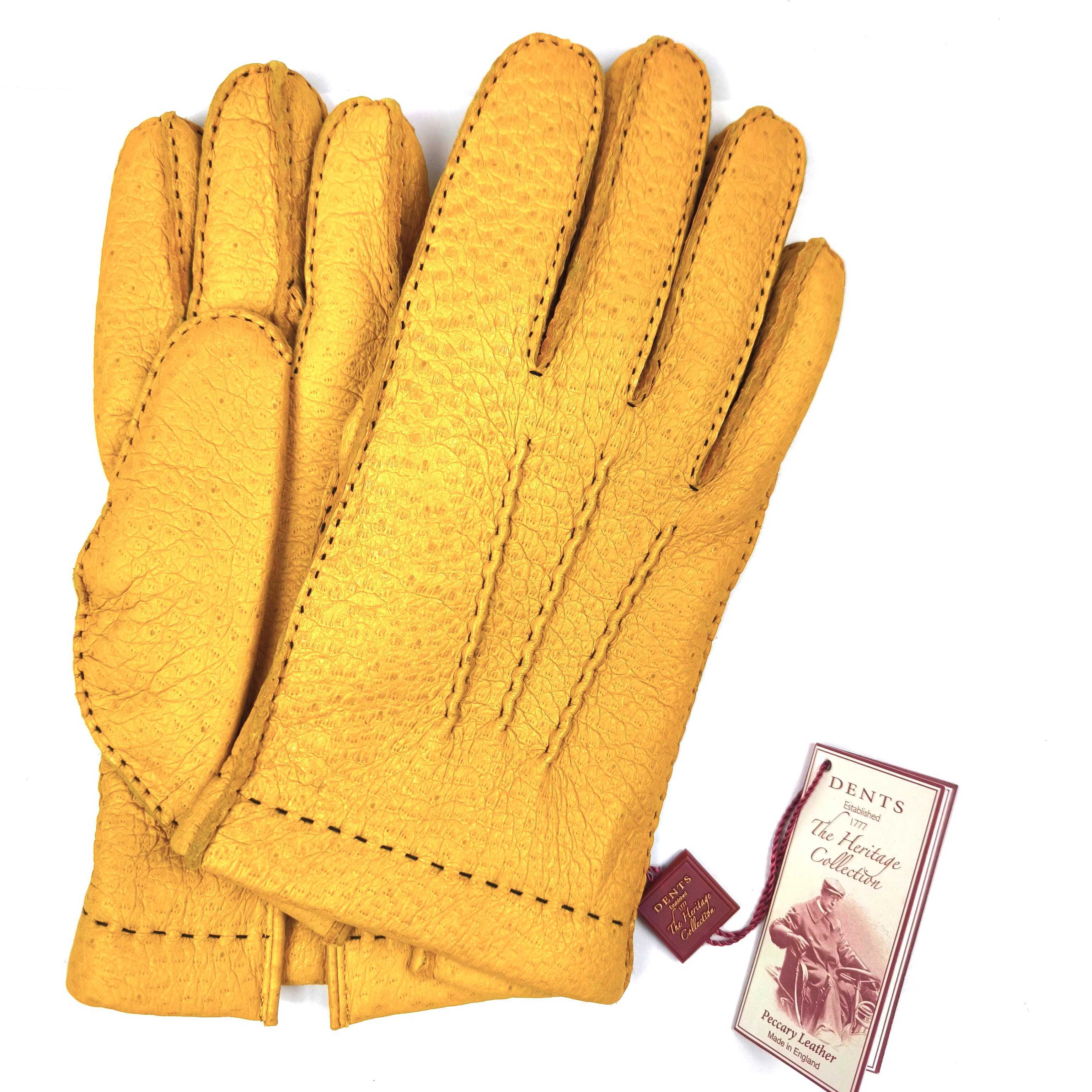 ★定価14.74万円・新品未使用★ デンツ DENTS ペッカリー×カシミアライニンググローブ 手袋 コルク サイズ8(Mサイズ相当)