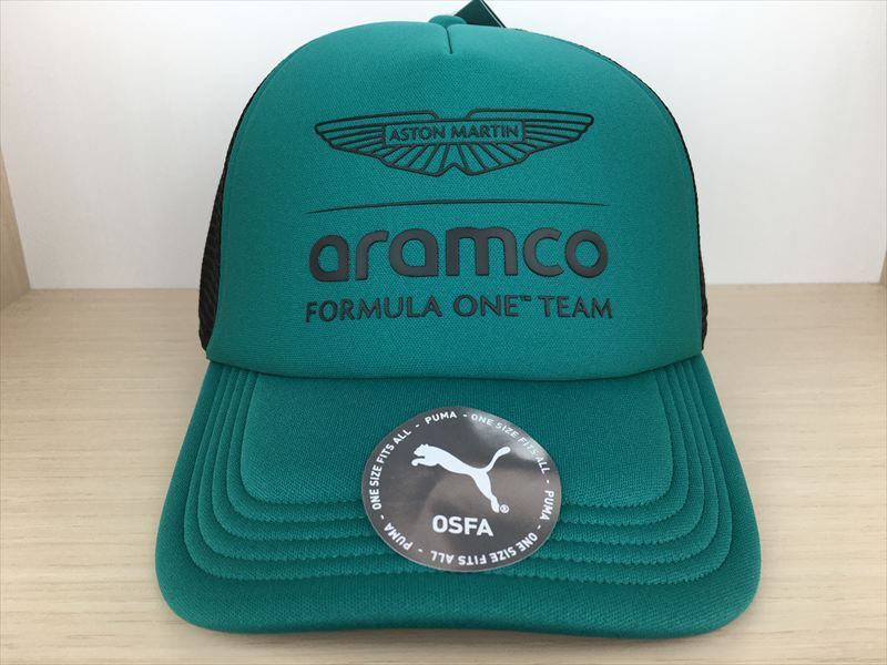 プーマ アストンマーティンF1トラッカーキャップ 帽子 新品 (145) PUMA（プーマ） ASTON MARTIN ARAMCO F1 TRUCKER Cap（アストン