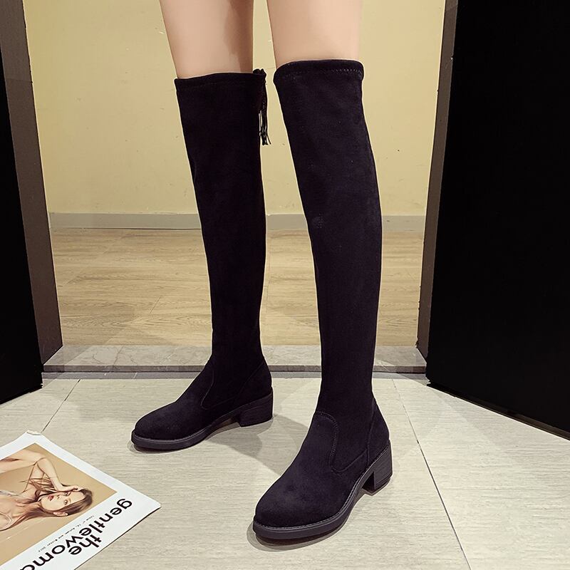 ブーツレッドブラック薄手 靴 シューズ ウィンター 冬物 フェイクシューズ10523890136