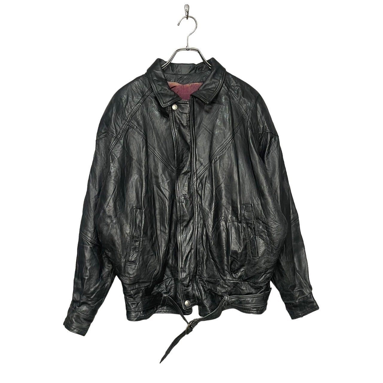 ラグランスリーブ】unknown レザージャケット M | 古着屋OLDGREEN 