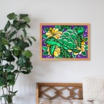 Wood Panel A3（Honu Friends）