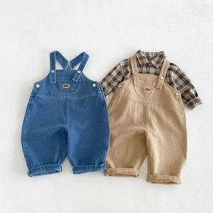 【BABY】ワンプリントデニムサロペット