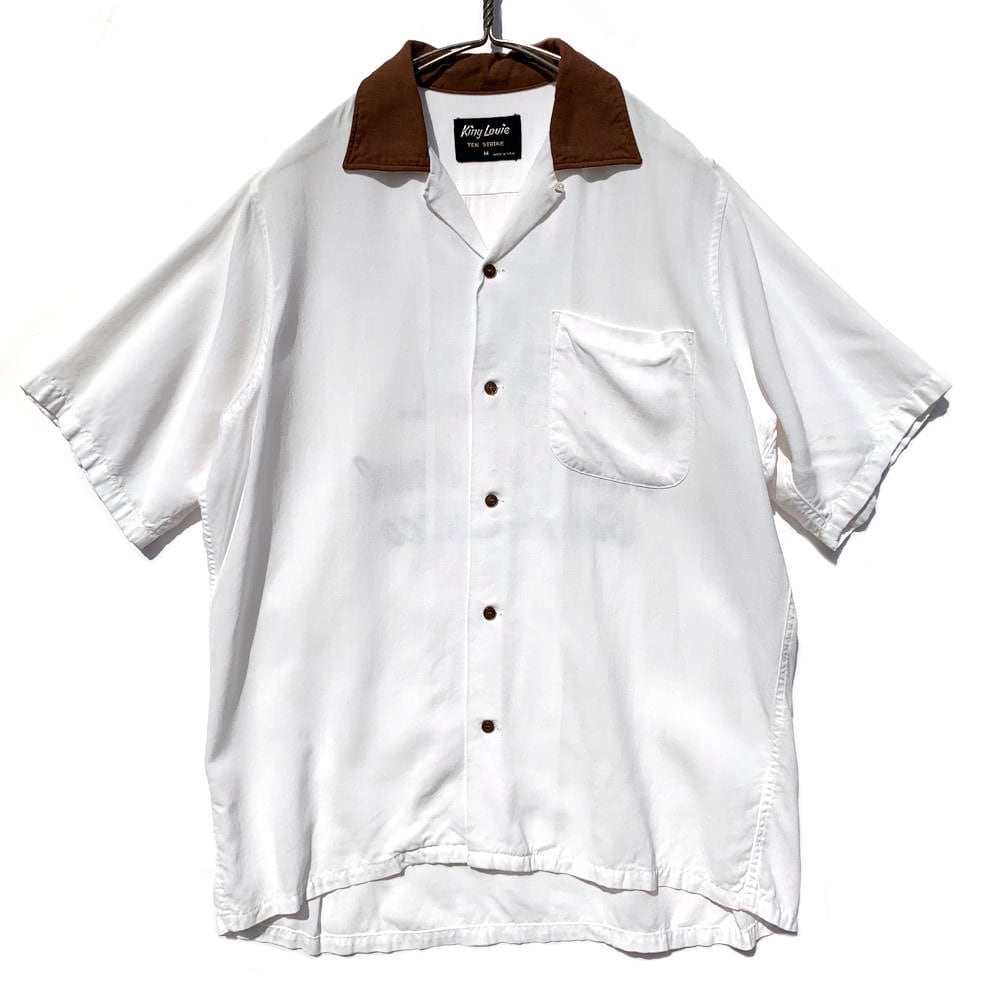 King Louie [King Louie TEN STRIKE] Vintage Bowling Shirt [1960s