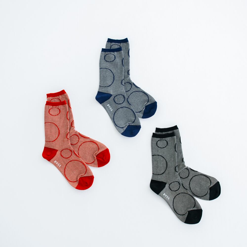 プリット prit リンクスジャガードドットソックス(P00362)全3色【ネコポス可】