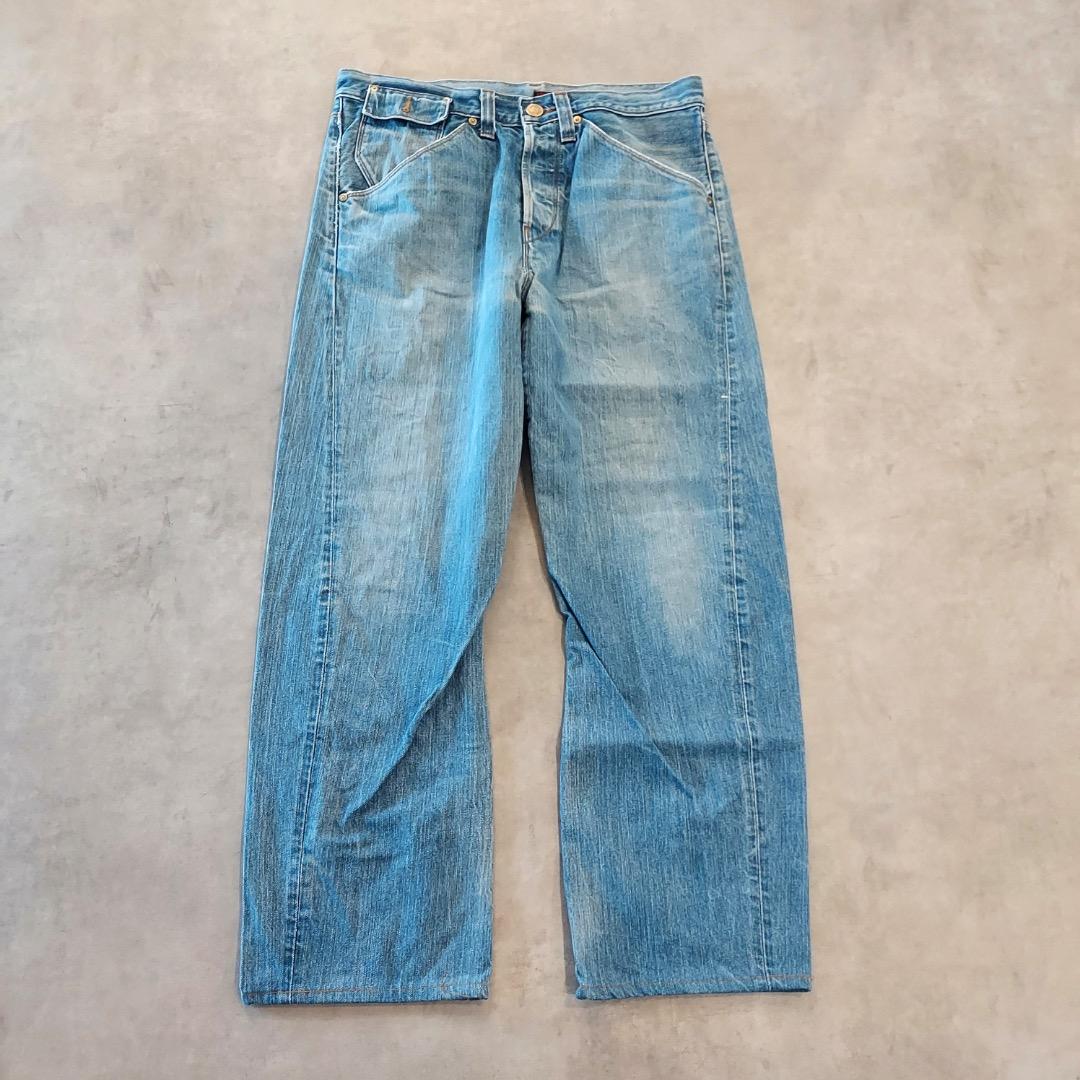 リーバイス エンジニアード ジーンズ W33 00s 青 古着 立体 17818