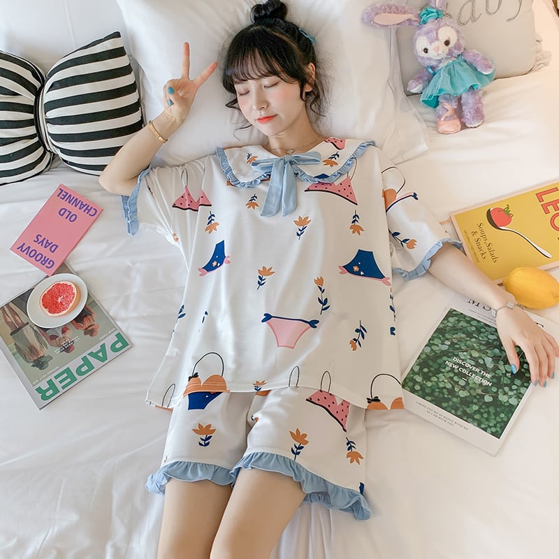 ルームウェア くま XL 韓国 かわいい パジャマ 部屋着 - パジャマ