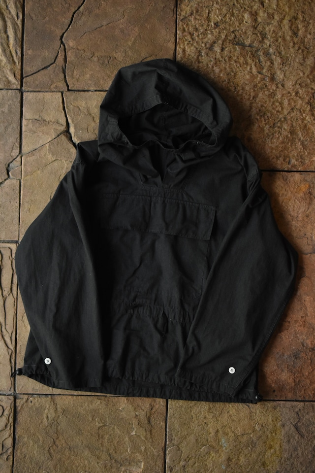 Utah/“swiss army” snow camouflage anorak parka/black over dye & draw code/rework