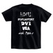 背面プリント・映像端子Tシャツ・（カラー）ブラック・ヘビーウェイトT