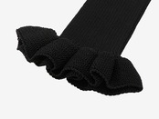 UMILE Yarn FRILL CUFFS / BLACK