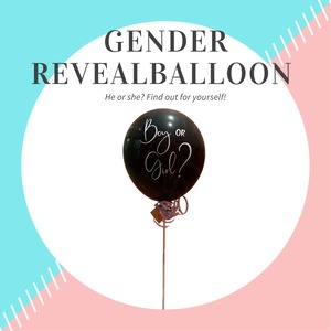 【送料無料】Gender Reveal stick balloon