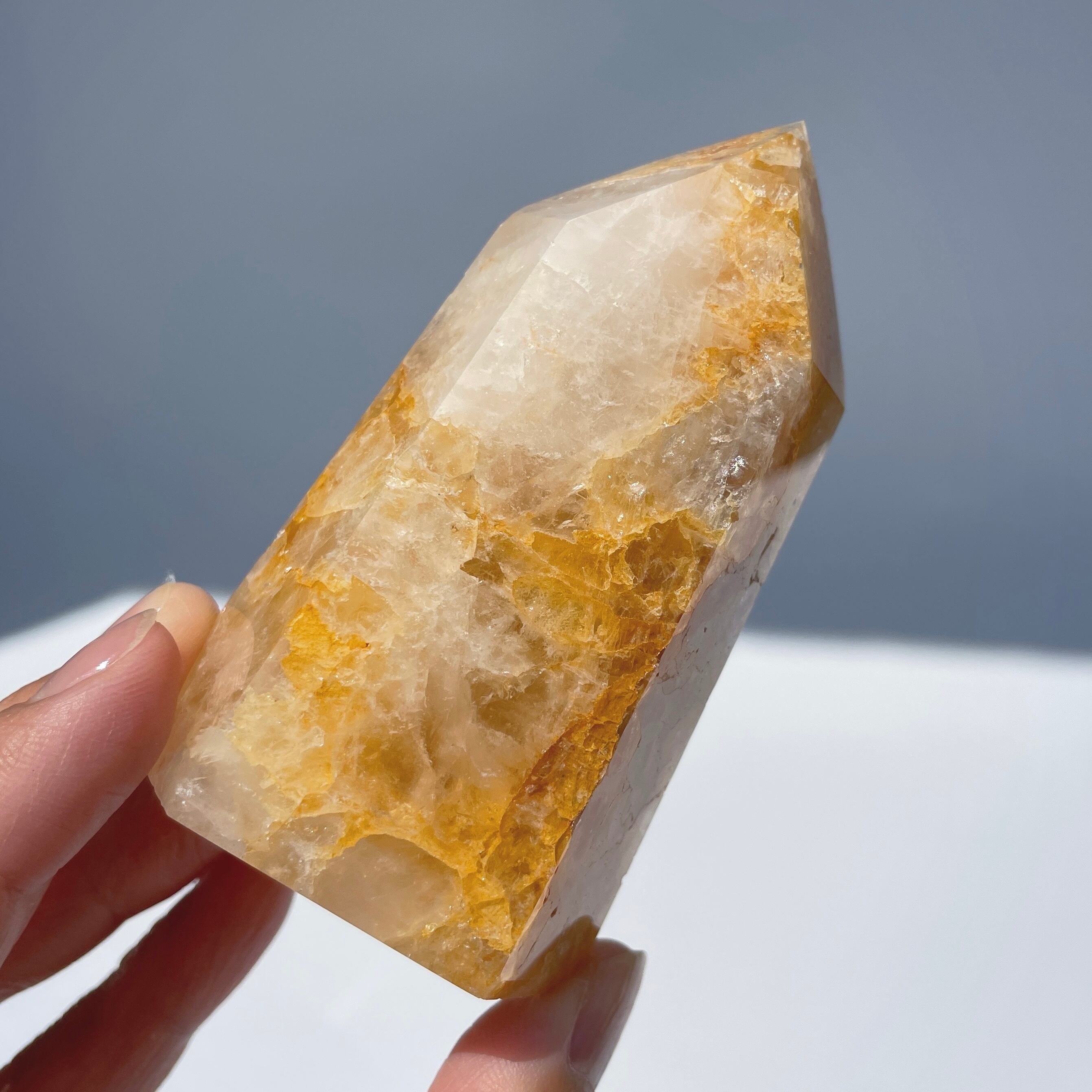 ゴールデンヒーラー タワー型43◇Golden Healer◇天然石・鉱物