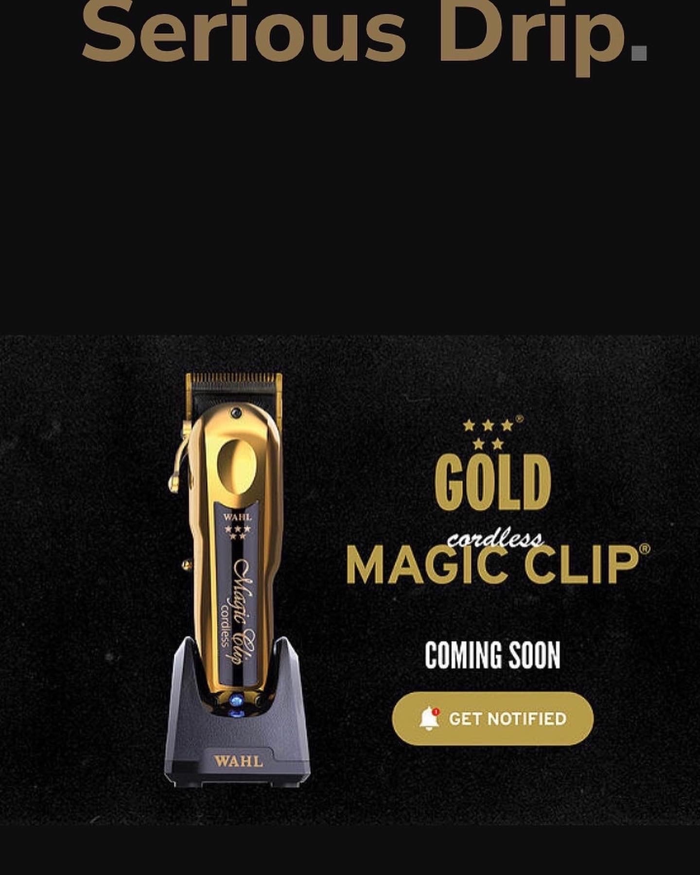 WAHL GOLD コードレス バリカン ゴールド マジック クリップ