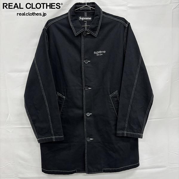 美品!! シュプリーム　Washed Work Trench Coat Lサイズ Supreme/シュプリーム 【18SS】 Washed Work Trench Coat トレンチ