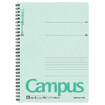 (まとめ) コクヨ キャンパス ツインリングノート（ドット入り罫線） セミB5 A罫 40枚 ス-T115ATN 1冊 〔×30セット〕 : コクヨ キャンパス ツインリングノート ドット入り罫線