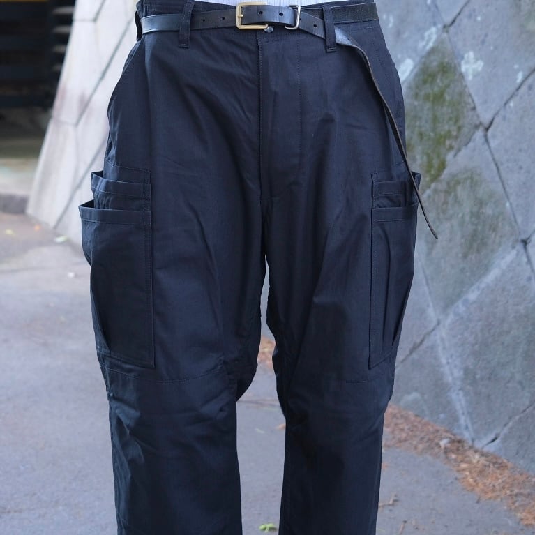 SASSAFRAS(ササフラス)Overgrown Pants SASSAFRAS(ササフラス) Overgrown Pants 4/5-Black(SF-262339) | Signs
