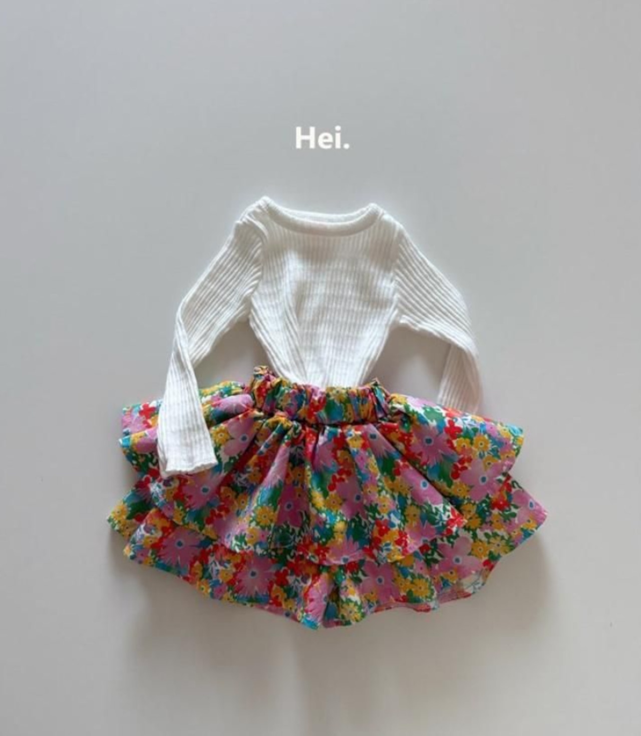 Hei 26/SS フラワーキュロットスカート