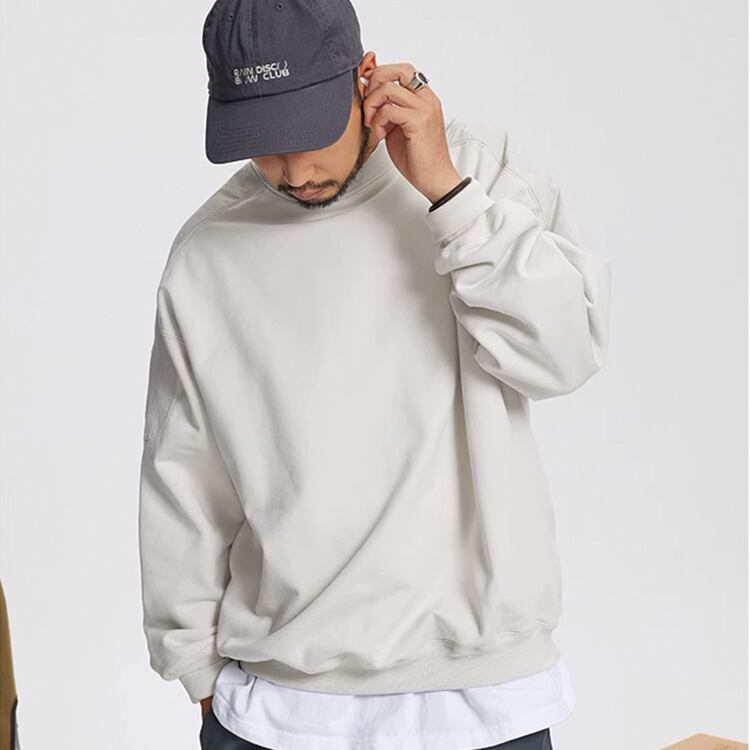 ★PLAIN ROUND NECK SWEATSHIRT　　　A0748