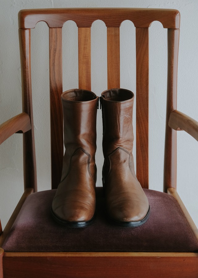 90-00's CHRISTOPHE LEMAIRE leather pecos boots