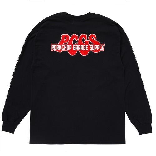 PP LOGO L/S TEE/BLACK