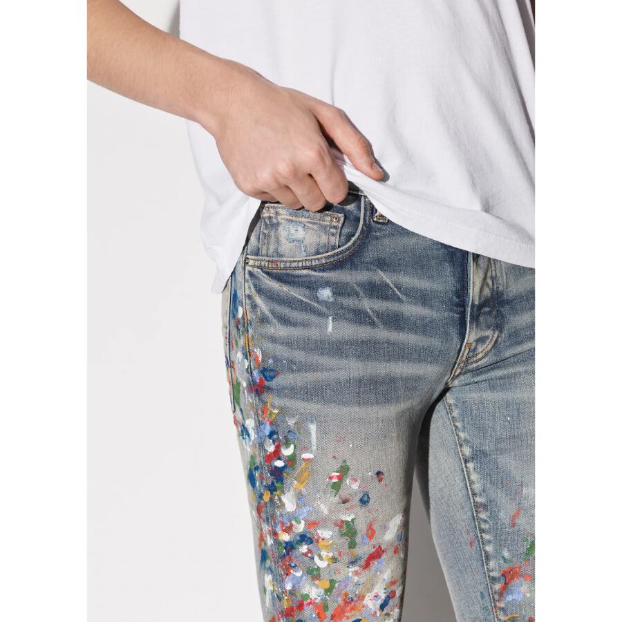 AMIRI PAINTER STRAIGHT DENIM★アミリ ペイント デニム AMIRI SKINNY PAINTER JEAN INDIGO | AYIN