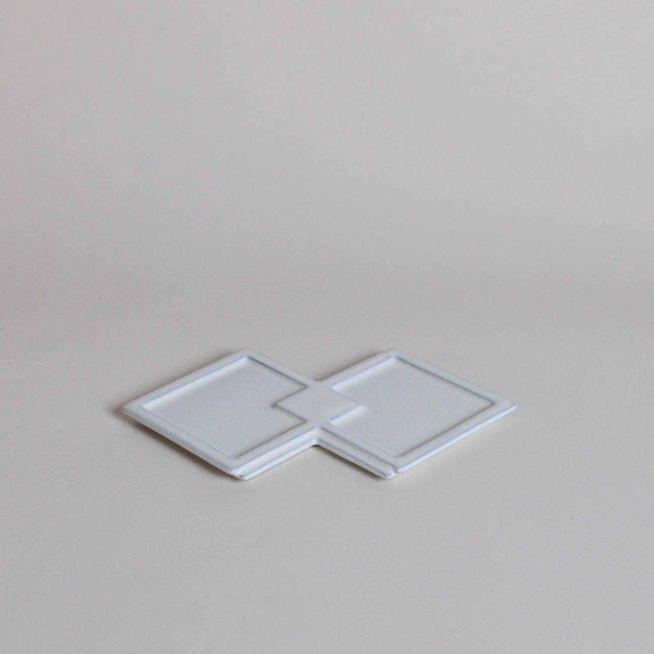 rpm / 菱形 プレート 白妙〈陶器 / 食器 / お皿 〉