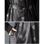 アシンメトリー 小花モチーフ ワンピース00270