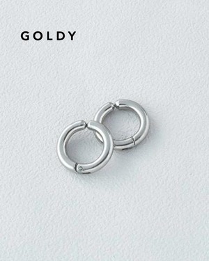 GOLDY/ゴールディ/ベーシック ライン フープ ステンレス イヤリング【UNISEX ACCESSORIES】/アクセサリー/2240308【追跡可能メール便180円】