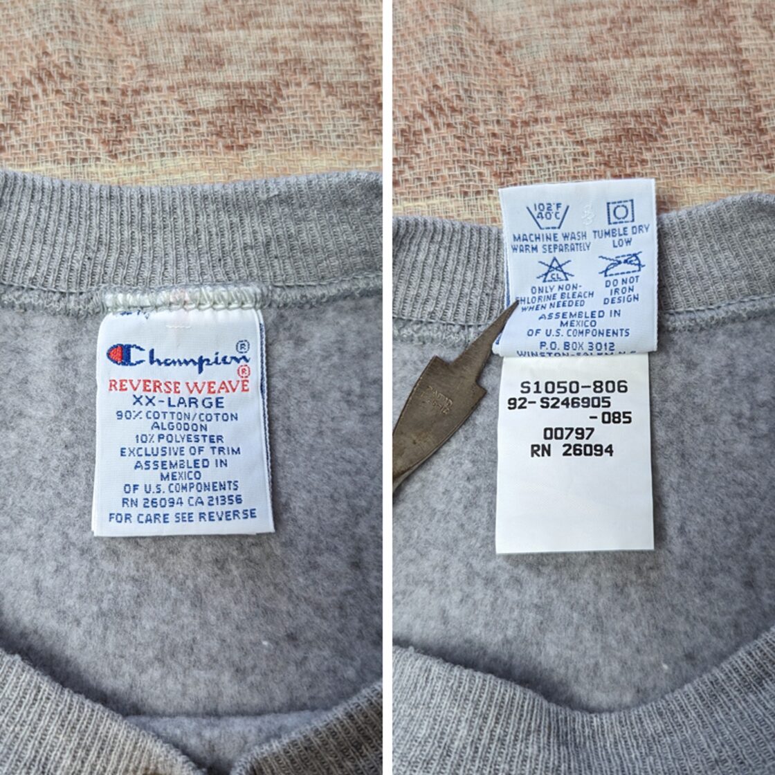 90s AIR FORCE ACADEMY Champion REVERSE WEAVE Sweatshirt (XXL) | Pay ID