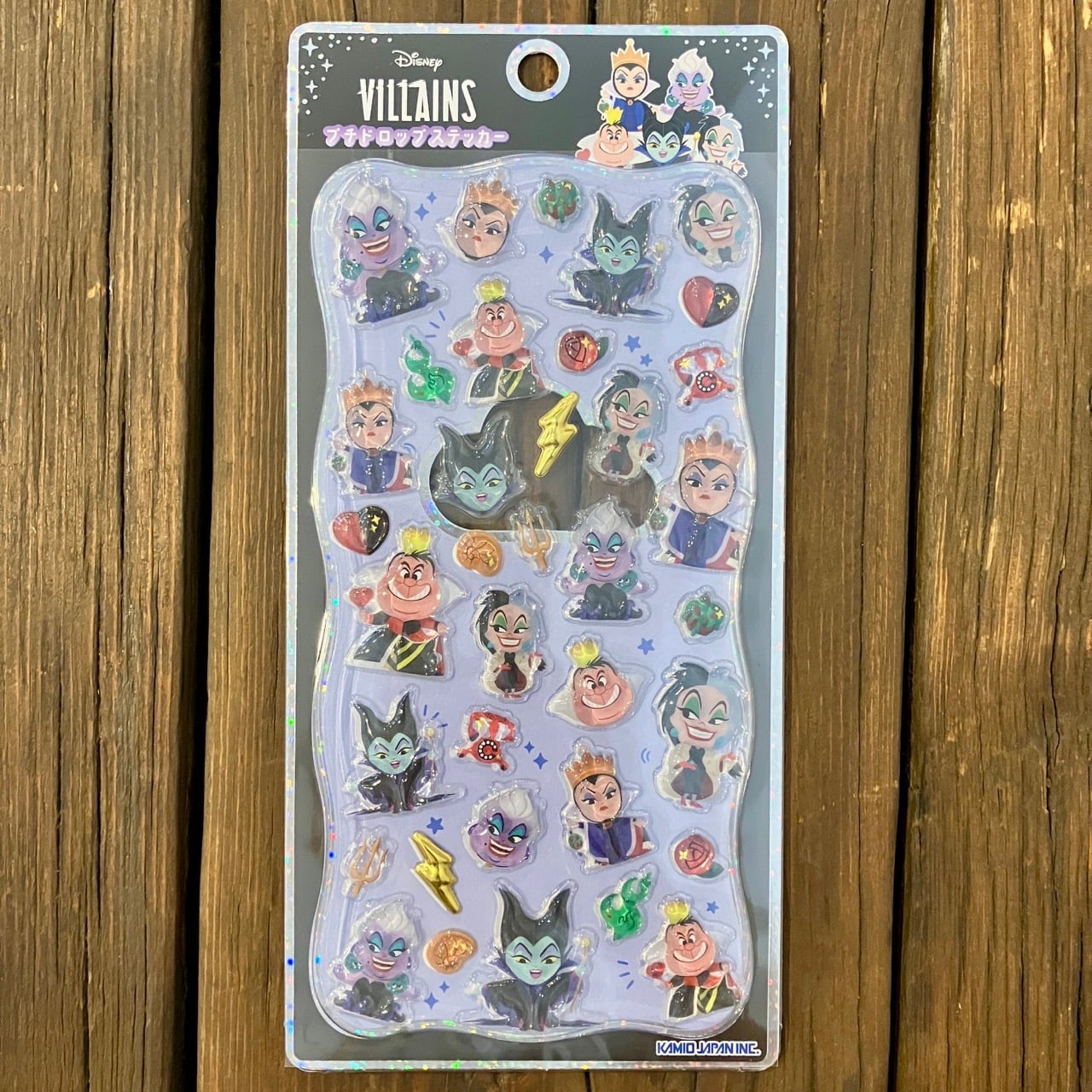 ディズニー ディズニーヴィランズ プチドロップステッカー CA04