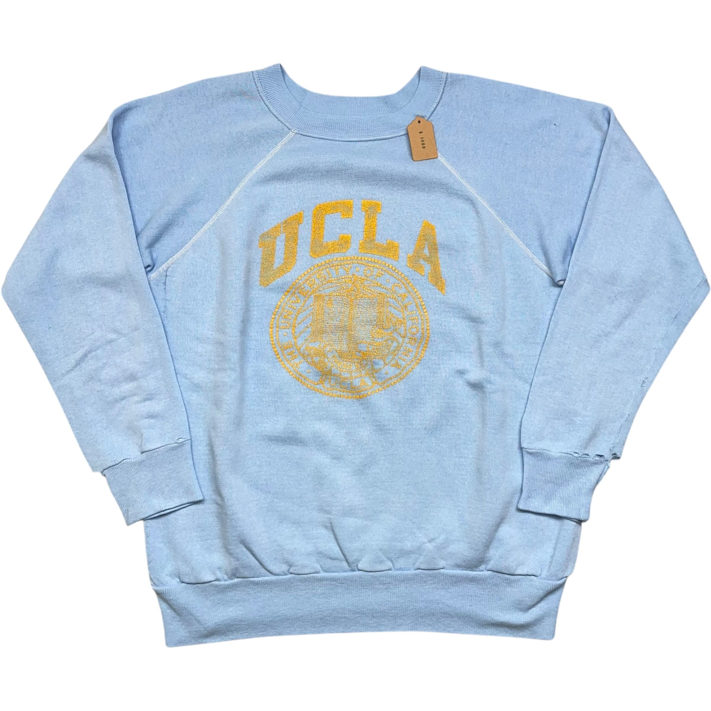 《M》 unknown スウェット UCLA カリフォルニア大学 カレッジスウェット ラグランスリーブ 80年代〜 no.5881