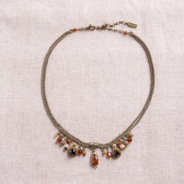 Valentine's Day Marche: Satellite romantic glass necklace