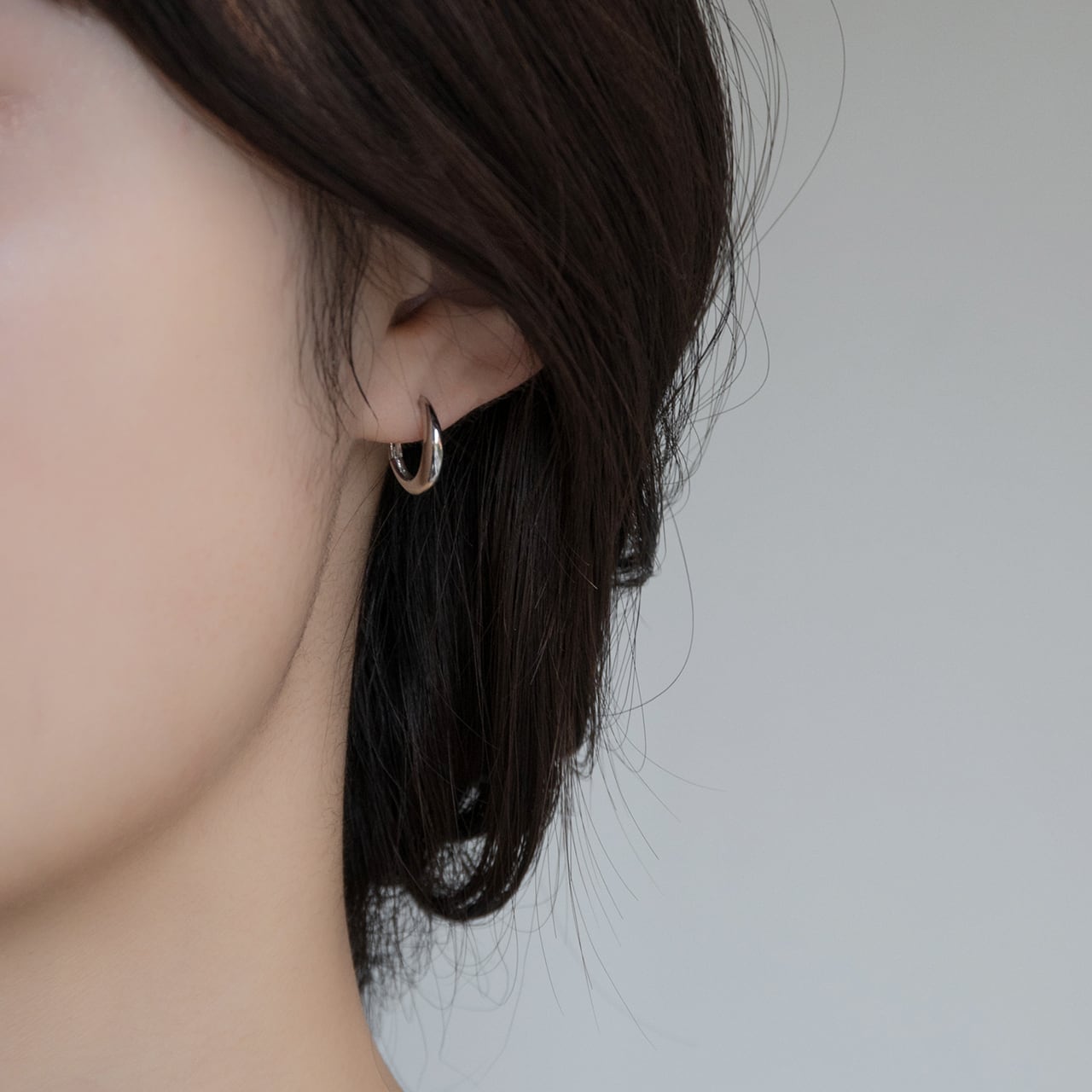 プラチナ フープピアス（バネキャッチタイプ）【MPT0009P1】 | MONICE
