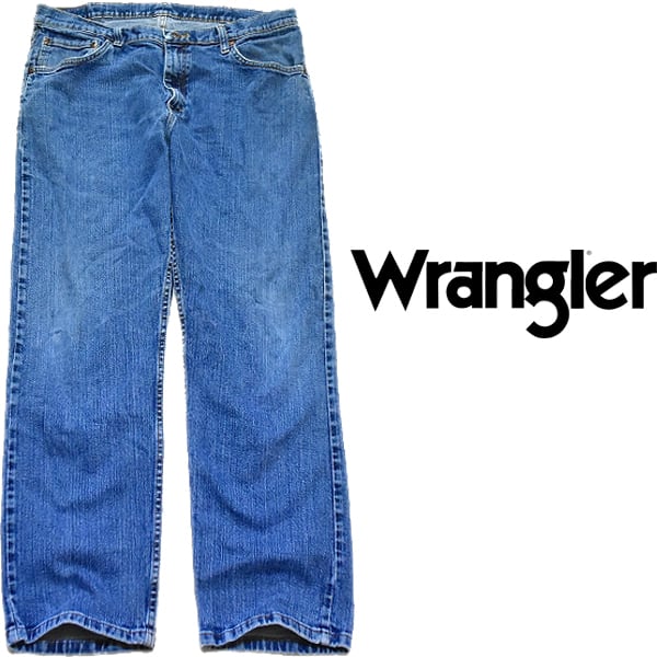 1点物◇ラングラーWranglerストレッチジーンズ古着メンズ36XL