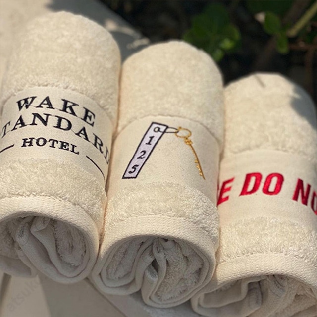 hotel face towel 40*82 4types / ホテル フェイスタオル フェイスタオル ホテルスタイル 韓国インテリア雑貨