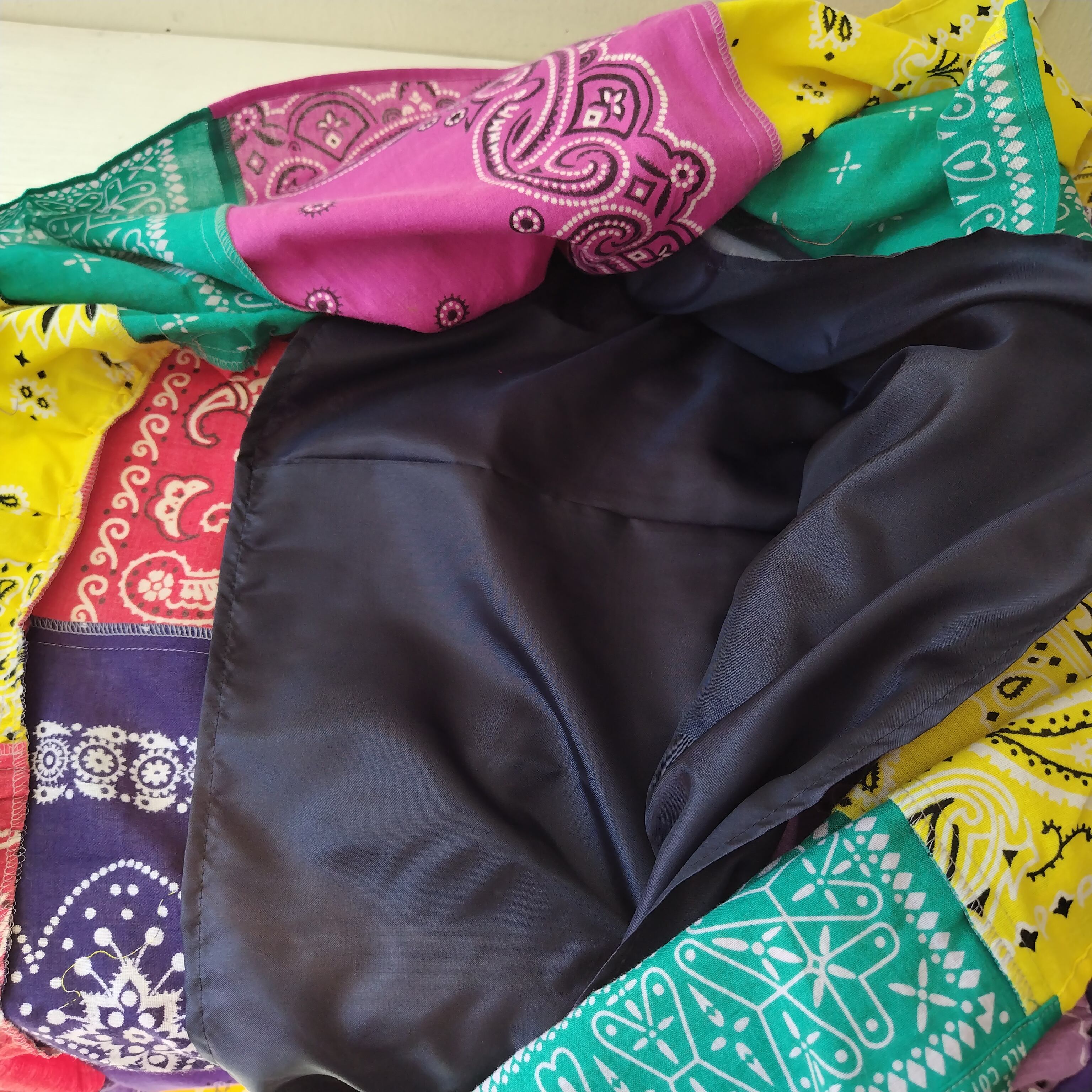 バンダナ パッチワーク リメイクロングスカート | LongBeach Omotesando 