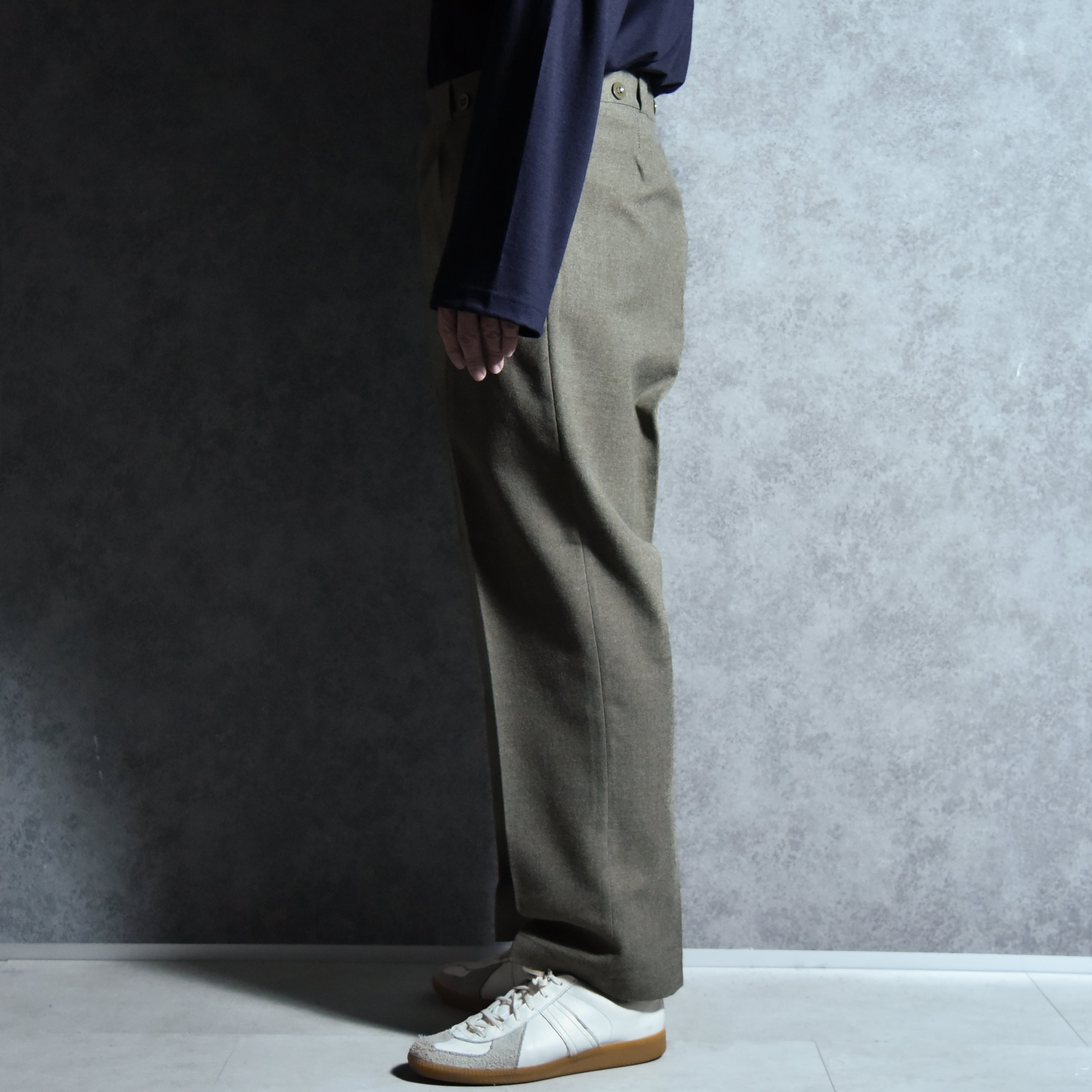 DEAD STOCK】Belgium Army Wool Trousers ベルギー軍 ウール