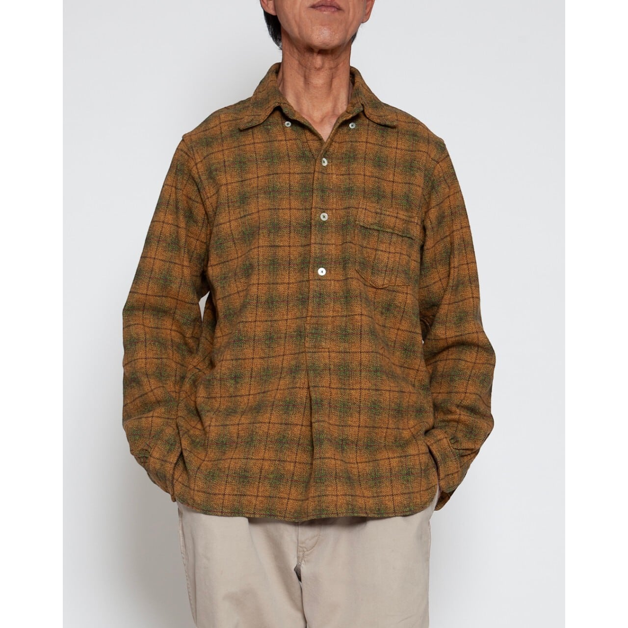 THE CORONA UTILITY / W.C.W SHIRT PULLOVER Tweedy Cotton Multi