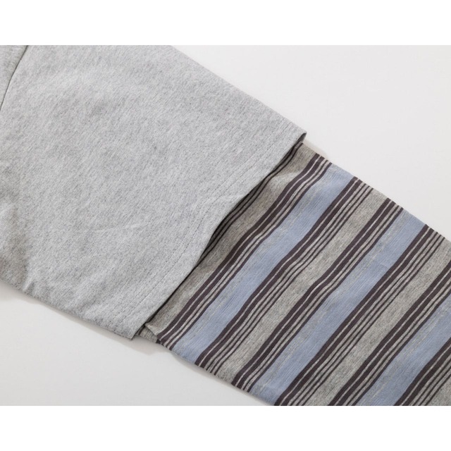 スターグラフィックレタリングレイヤードTシャツ 2col   R01769