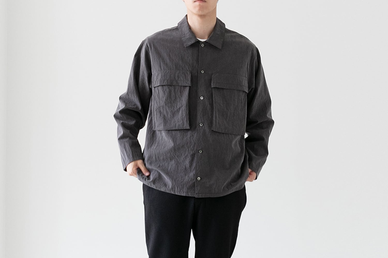 リヨセルナイロン M-42 HBTシャツジャケット